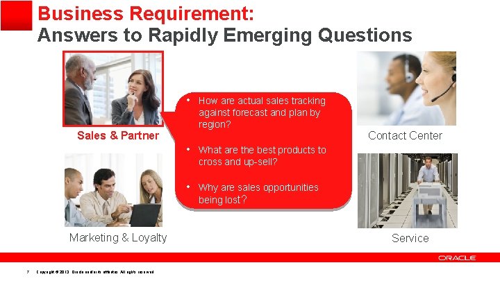 Business Requirement: Answers to Rapidly Emerging Questions • How are actual sales tracking against