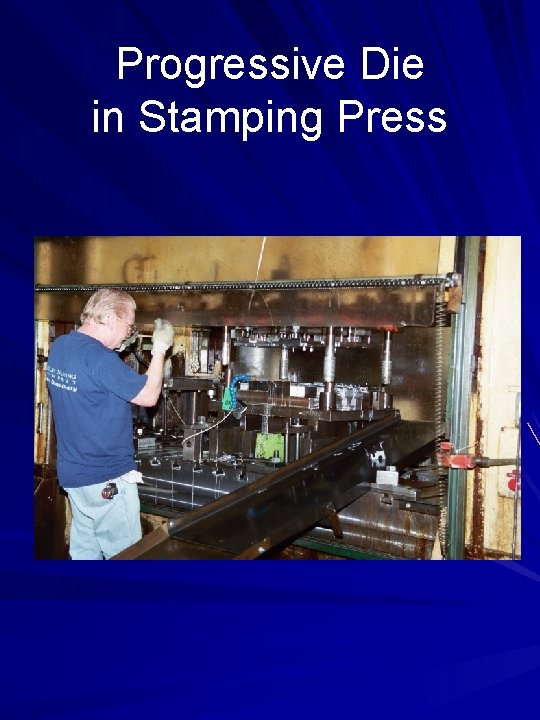 Progressive Die in Stamping Press 