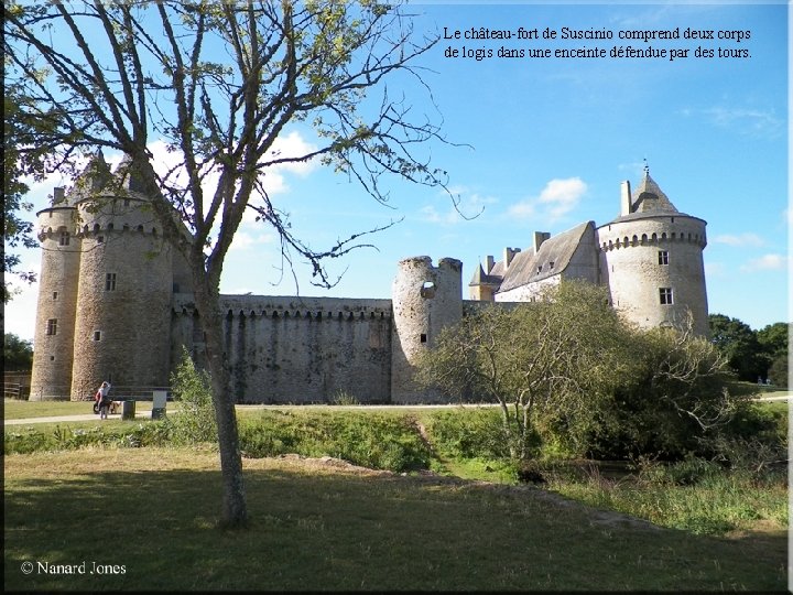 Le château-fort de Suscinio comprend deux corps de logis dans une enceinte défendue par