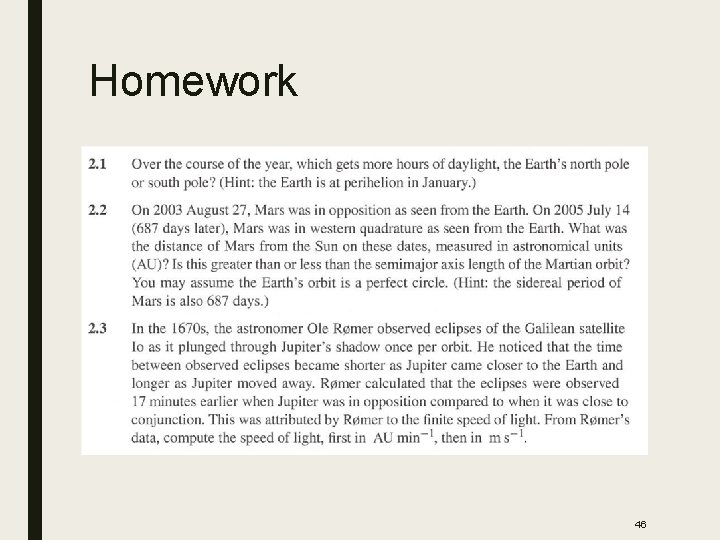 Homework 46 