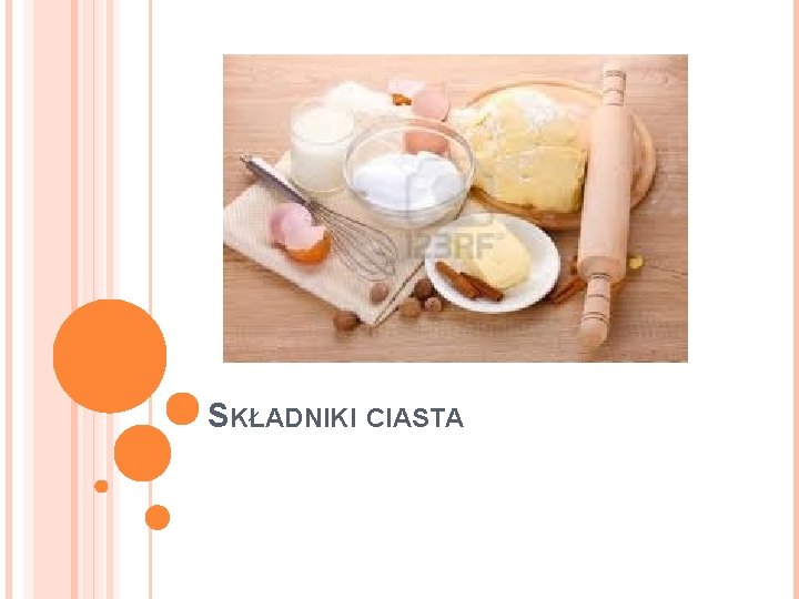 SKŁADNIKI CIASTA 