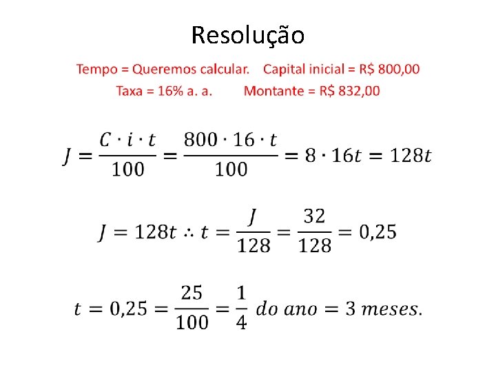 Resolução • 