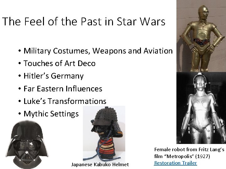 The Feel of the Past in Star Wars • Military Costumes, Weapons and Aviation