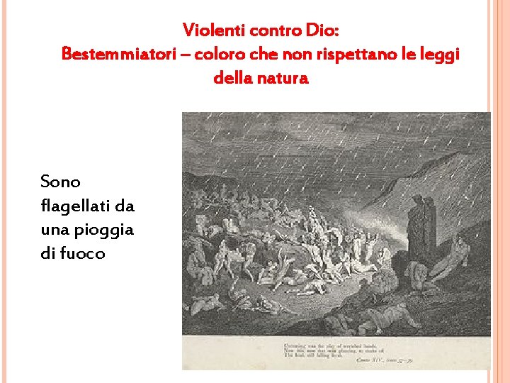 Violenti contro Dio: Bestemmiatori – coloro che non rispettano le leggi della natura Sono