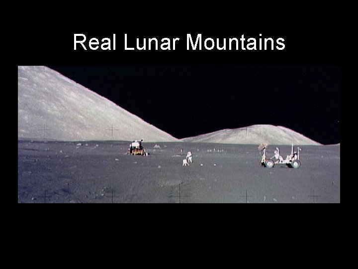 Real Lunar Mountains 