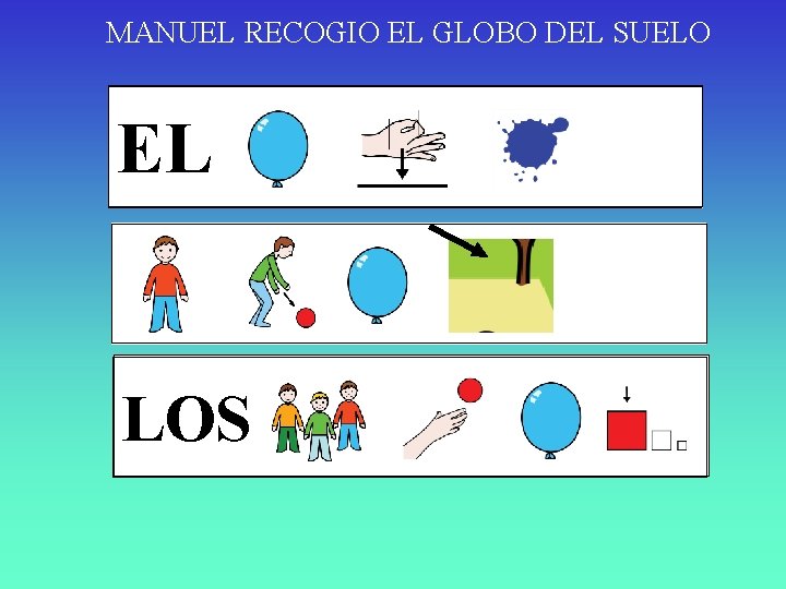 MANUEL RECOGIO EL GLOBO DEL SUELO EL LOS 