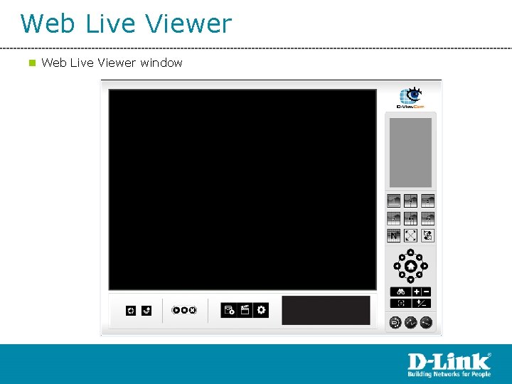 Web Live Viewer n Web Live Viewer window 