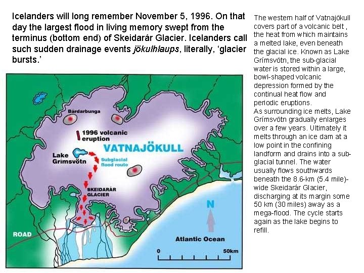 Icelanders will long remember November 5, 1996. On that day the largest flood in