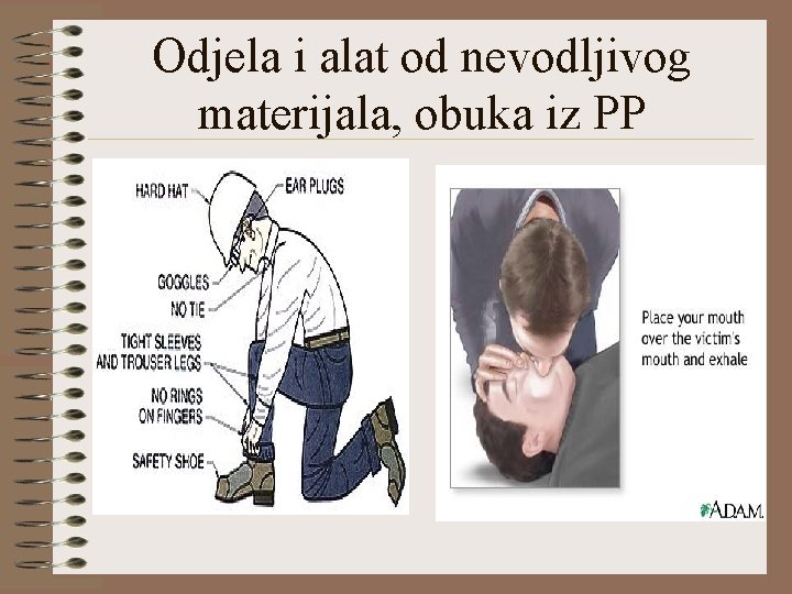 Odjela i alat od nevodljivog materijala, obuka iz PP Odjela i alat od nevodljivog materijala, obuka iz PP