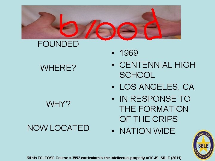 FOUNDED WHERE? WHY? NOW LOCATED • 1969 • CENTENNIAL HIGH SCHOOL • LOS ANGELES,