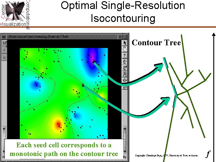 Center Computational CCV Visualization Optimal Single-Resolution Isocontouring Minimal Seed Set Each seed cell corresponds Center Computational CCV Visualization Optimal Single-Resolution Isocontouring Minimal Seed Set Each seed cell corresponds
