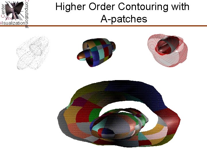 Center Computational CCV Visualization Higher Order Contouring with A-patches Center Computational CCV Visualization Higher Order Contouring with A-patches