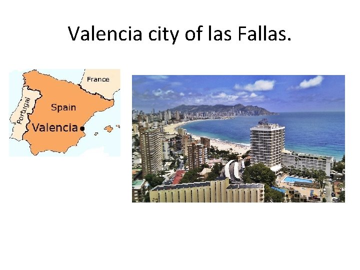 Valencia city of las Fallas. 