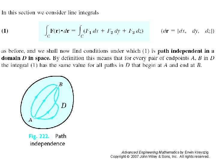 Page 426 (1) Advanced Engineering Mathematics by Erwin Kreyszig Copyright 2007 John Wiley &