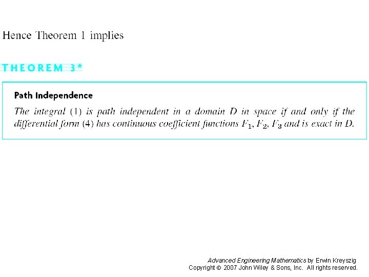 Page 429 b Advanced Engineering Mathematics by Erwin Kreyszig Copyright 2007 John Wiley &