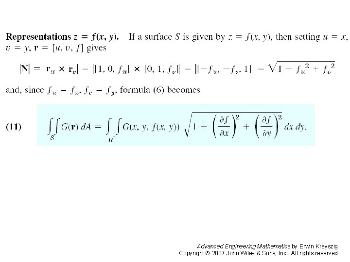 Page 455 Advanced Engineering Mathematics by Erwin Kreyszig Copyright 2007 John Wiley & Sons,