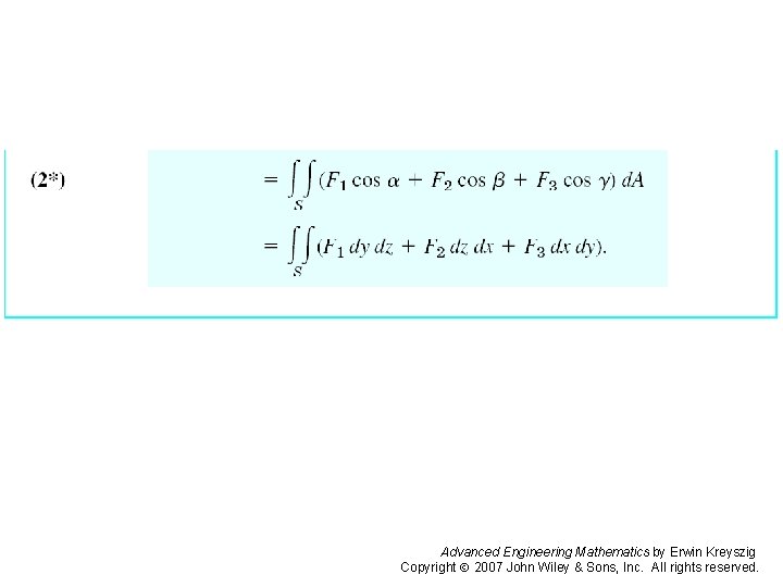 Page 459 (1 b) Advanced Engineering Mathematics by Erwin Kreyszig Copyright 2007 John Wiley