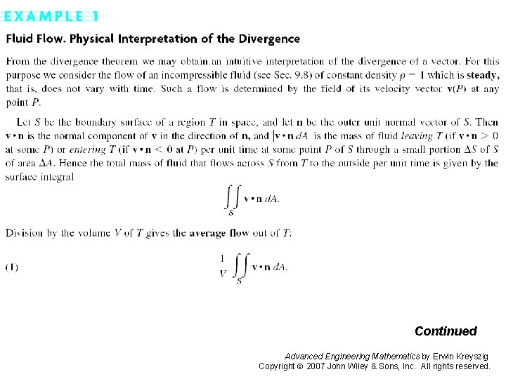 Pages 463 -464 a Continued Advanced Engineering Mathematics by Erwin Kreyszig Copyright 2007 John