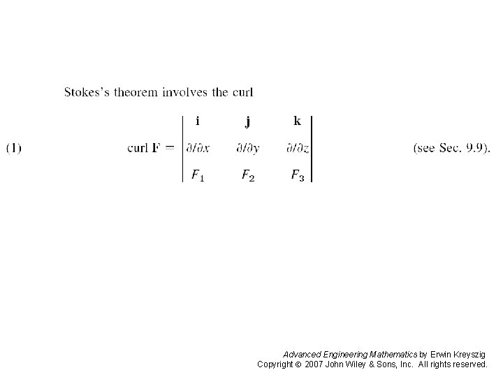 Page 468 Advanced Engineering Mathematics by Erwin Kreyszig Copyright 2007 John Wiley & Sons,