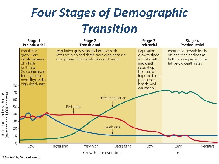 Four Stages of Demographic Transition 