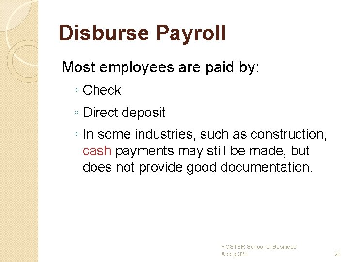 THE HUMAN RESORUCES MANAGEMENT AND PAYROLL CYCLE Chapter