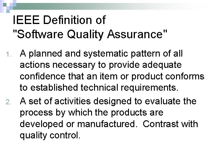 What Is Software Quality Chapter 2 Pressmans Definition