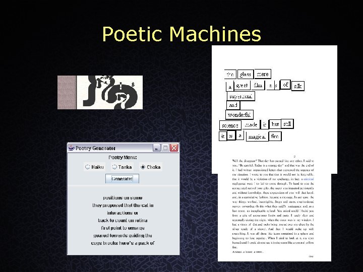 Poetic Machines 
