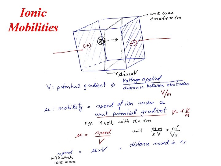 Ionic Mobilities 