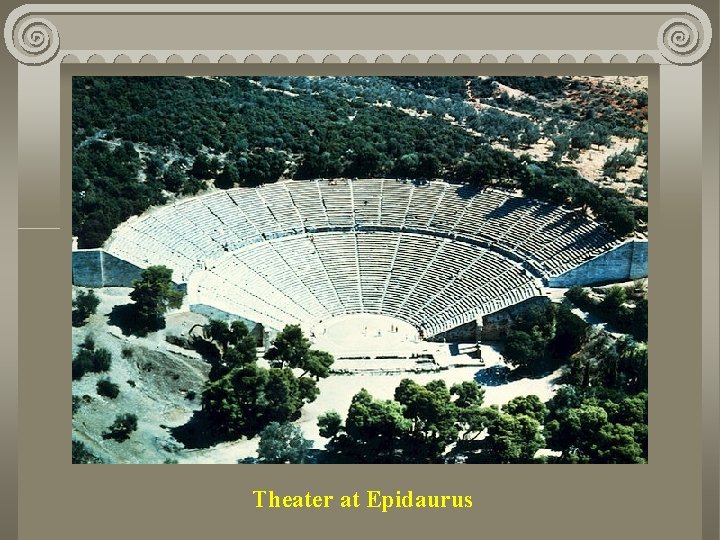 Theater at Epidaurus 