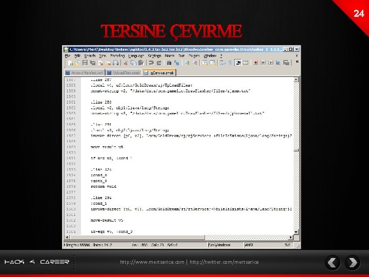 http: //www. mertsarica. com | http: //twitter. com/mertsarica 