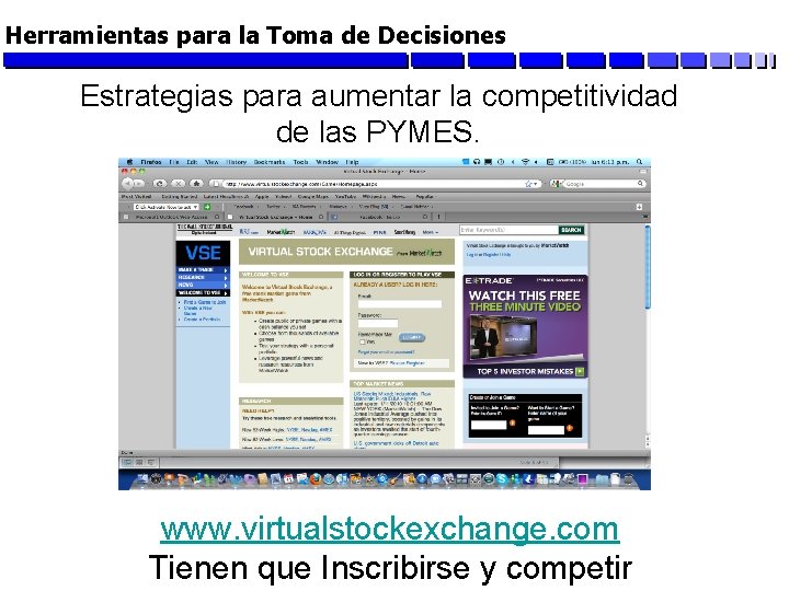 Herramientas para la Toma de Decisiones Estrategias para aumentar la competitividad de las PYMES.