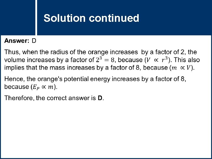 Solution Questioncontinued Title 