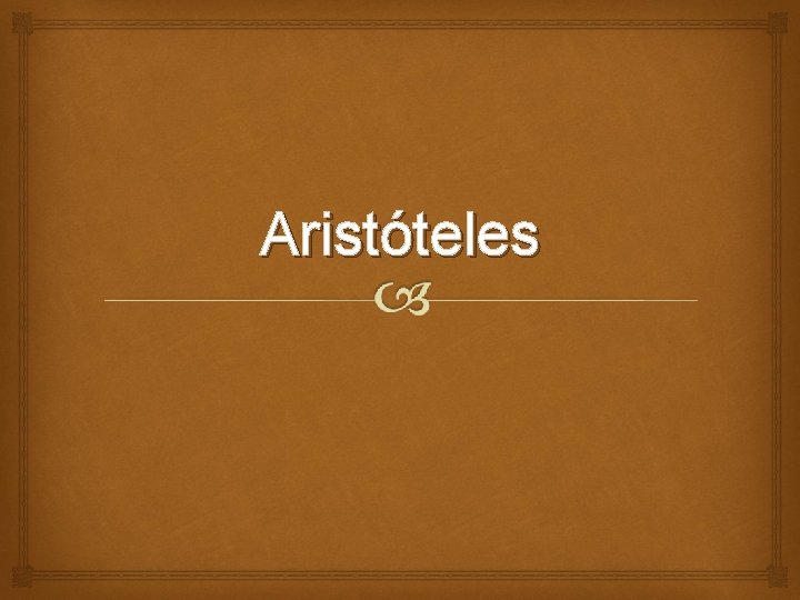 Aristóteles 