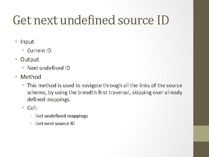 Get next undefined source ID • Input • Current ID • Output • Next