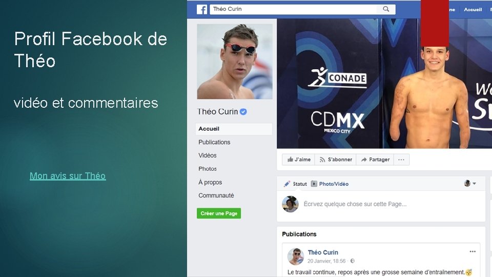 Profil Facebook de Théo vidéo et commentaires Mon avis sur Théo 