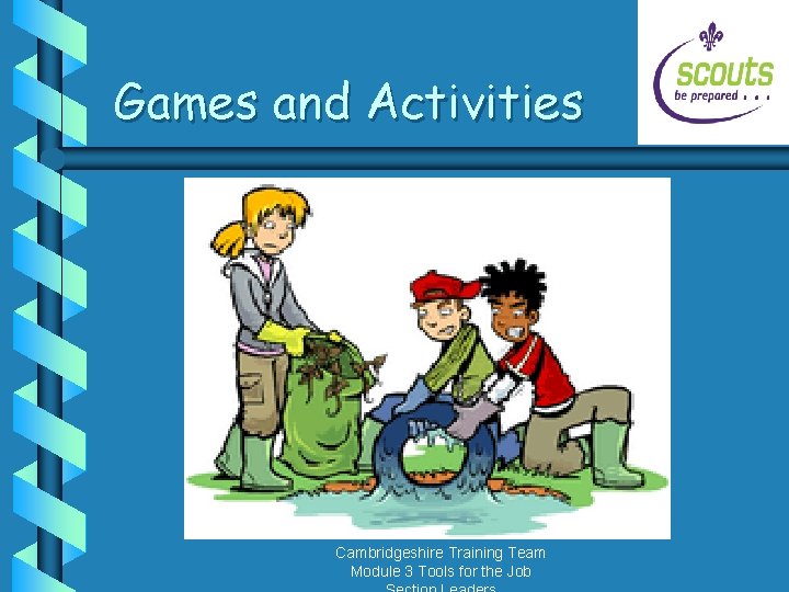Games and Activities Cambridgeshire Training Team Module 3 Tools for the Job 