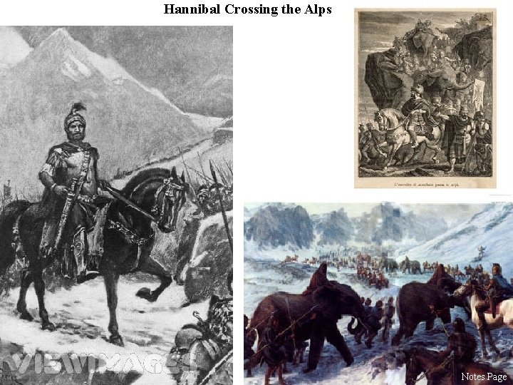 Hannibal Crossing the Alps Notes Page 