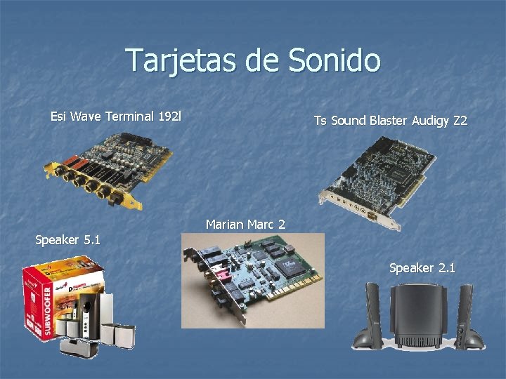 Tarjetas de Sonido Esi Wave Terminal 192 l Ts Sound Blaster Audigy Z 2