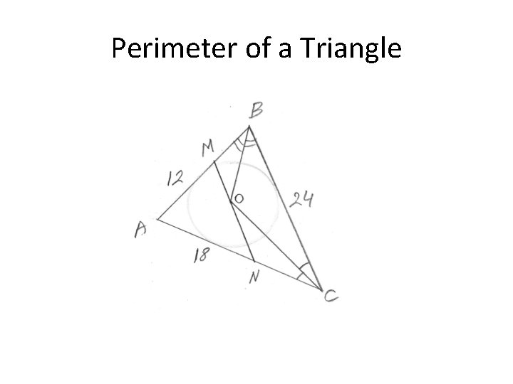 Perimeter of a Triangle 