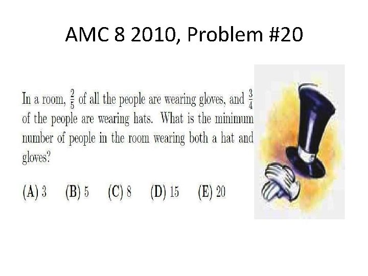 AMC 8 2010, Problem #20 