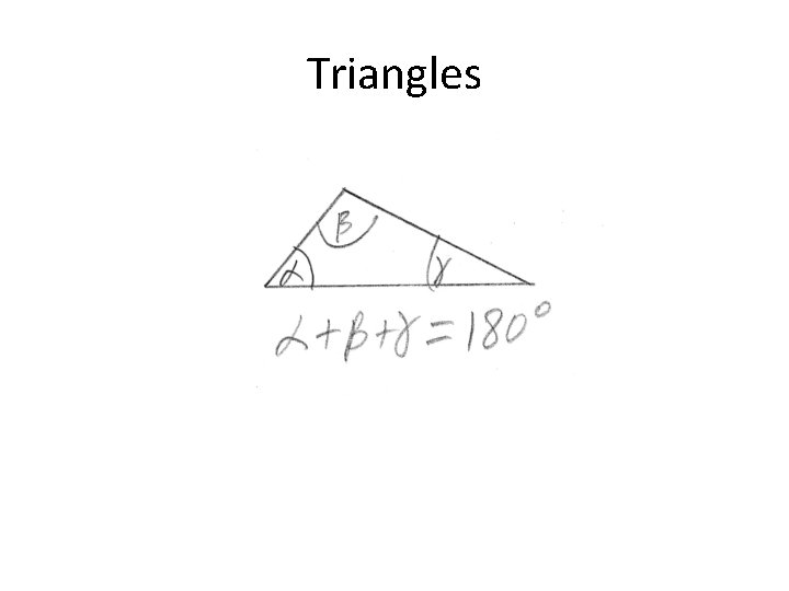 Triangles 