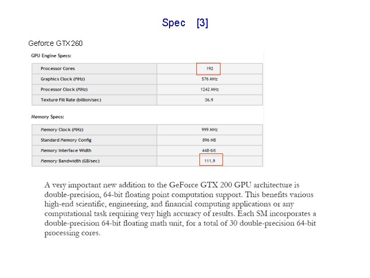 Spec Geforce GTX 260 [3] 