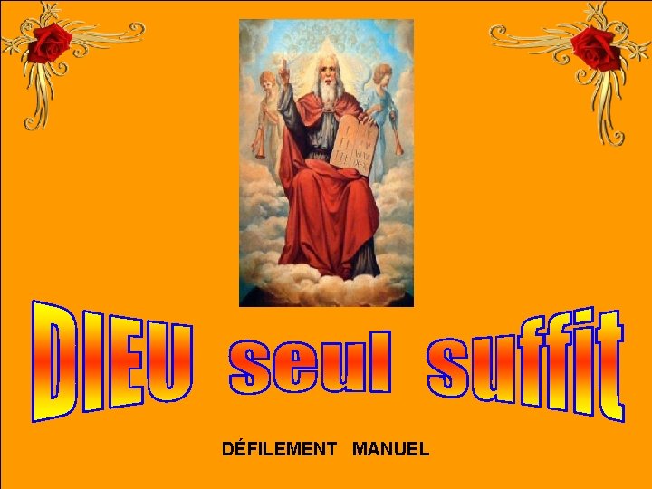 DÉFILEMENT MANUEL 