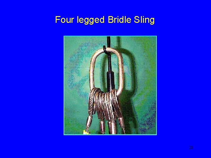 Four legged Bridle Sling 20 