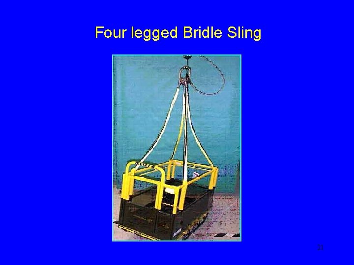 Four legged Bridle Sling 21 
