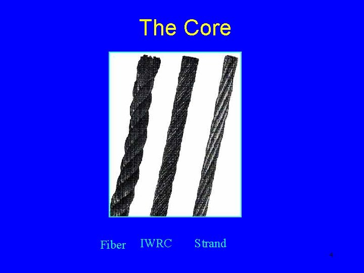 The Core Fiber IWRC Strand 4 