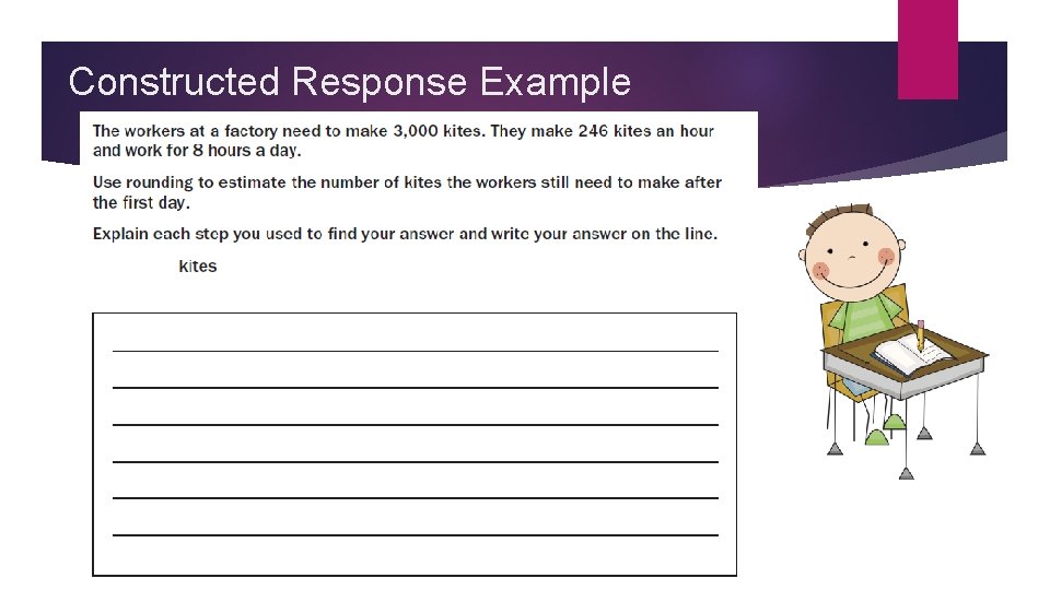 Constructed Response Example 