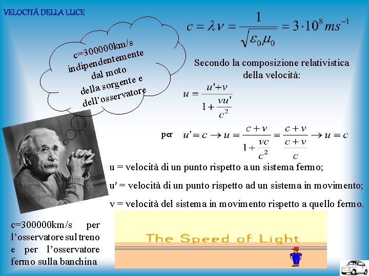 VELOCITÀ DELLA LUCE m/s k 0 0 0 c=300 ntemente de n e p