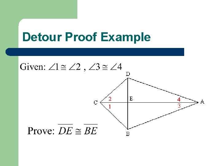 Detour Proof Example 