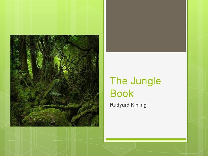 The Jungle Book Rudyard Kipling 